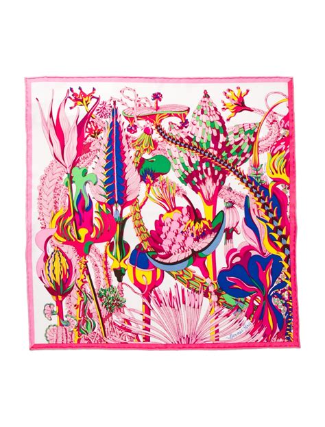 Hermès Fantaisie Botanique Silk Scarf w/ Tags 